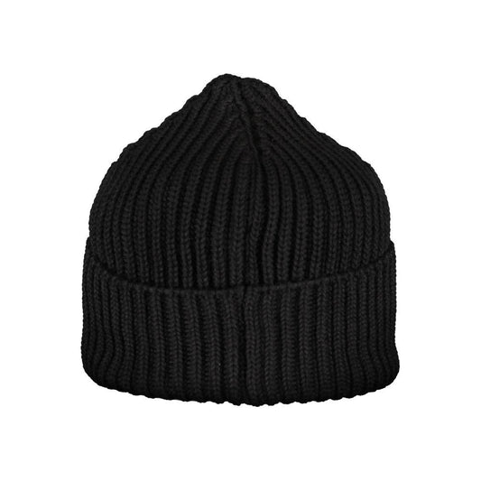Patrizia Pepe Elegant Black Logo Hat elegant-black-logo-hat