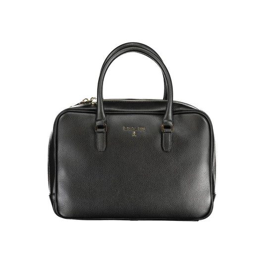 Patrizia Pepe Black Leather Handbag black-leather-handbag-9