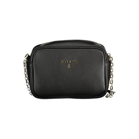 Patrizia Pepe | Black Leather Handbag| McRichard Designer Brands   