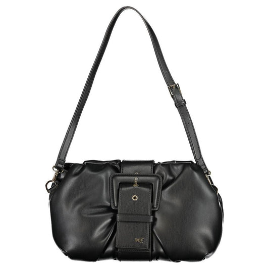 Patrizia Pepe Black Polyethylene Handbag black-polyethylene-handbag-66