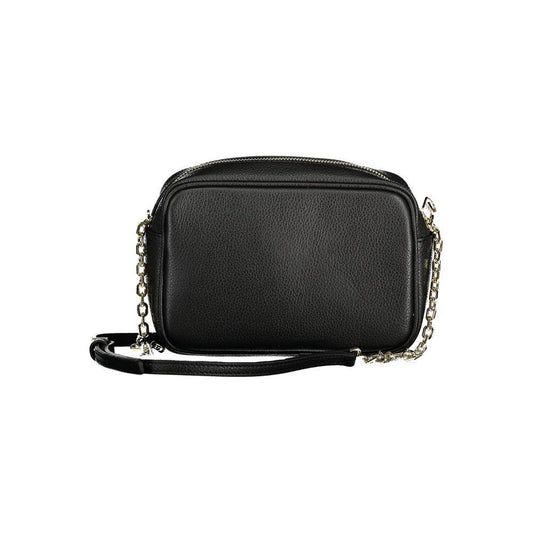 Patrizia Pepe Black Leather Handbag black-leather-handbag-10