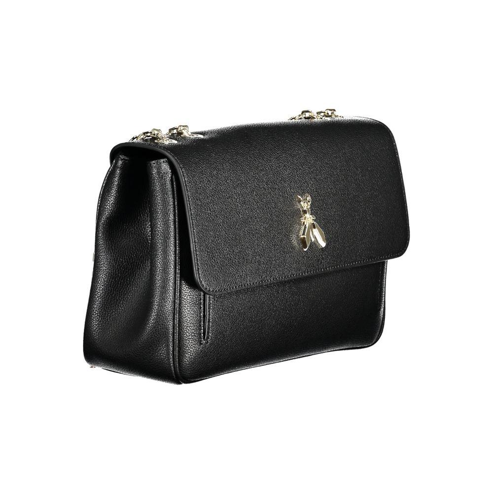 Patrizia Pepe Black Leather Handbag black-leather-handbag-12