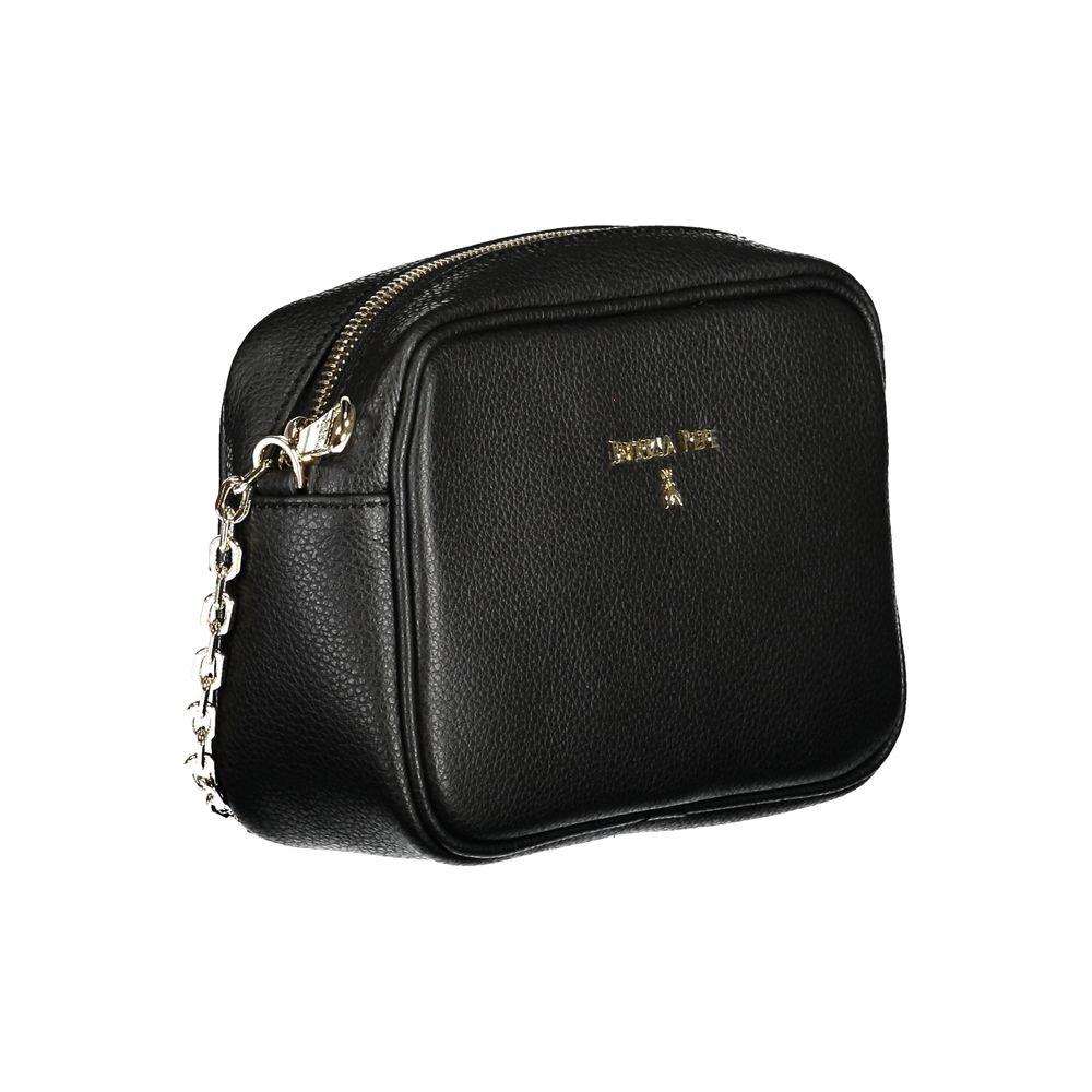 Patrizia Pepe Black Leather Handbag black-leather-handbag-10