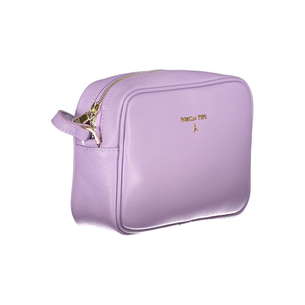 Patrizia Pepe Purple Polyethylene Handbag purple-polyethylene-handbag-3