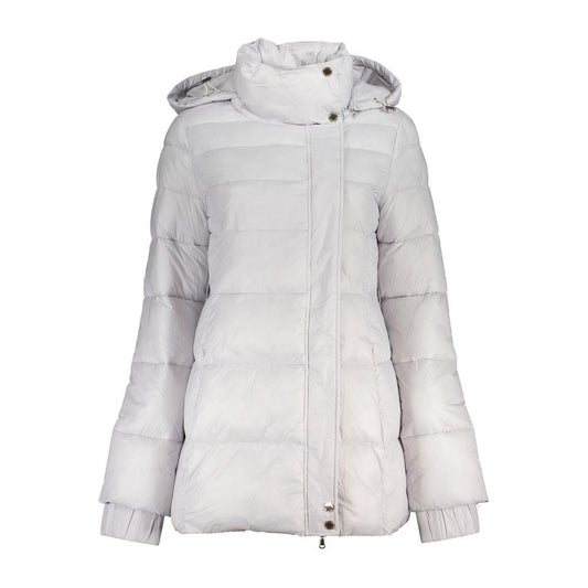Patrizia Pepe White Polyamide Jackets & Coat white-polyamide-jackets-coat