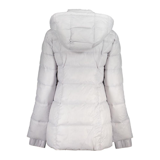 Patrizia Pepe White Polyamide Jackets & Coat white-polyamide-jackets-coat