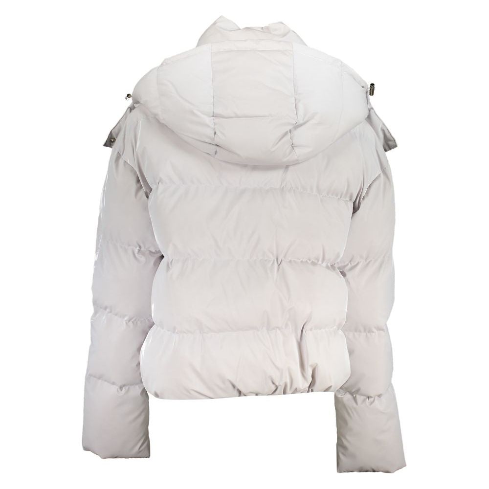 Patrizia Pepe White Polyethylene Jackets & Coat white-polyethylene-jackets-coat