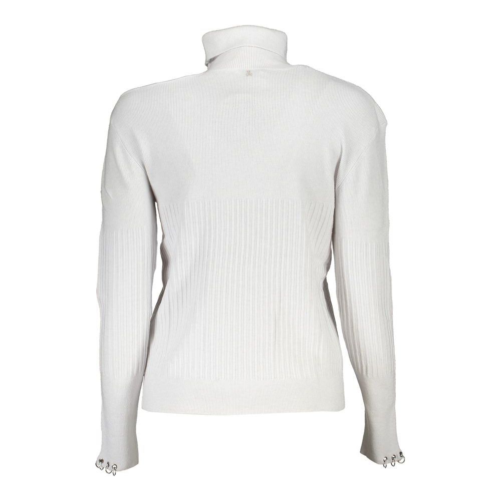 Patrizia Pepe | Chic Turtleneck Sweater with Contrast Details| McRichard Designer Brands   