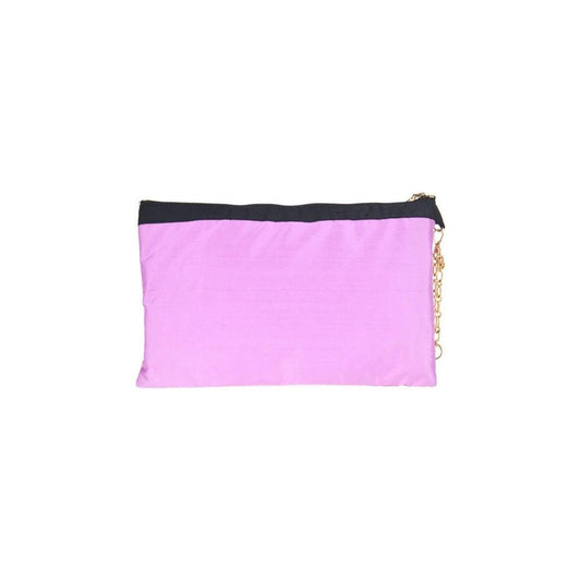 Patrizia Pepe Purple Silk Handbag purple-silk-handbag