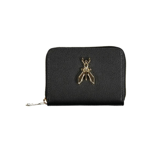 Patrizia Pepe Black Leather Wallet black-leather-wallet-3