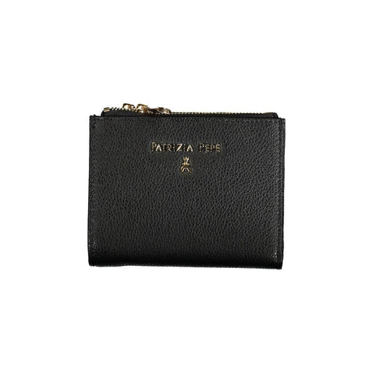 Patrizia Pepe Black Leather Wallet black-leather-wallet-8
