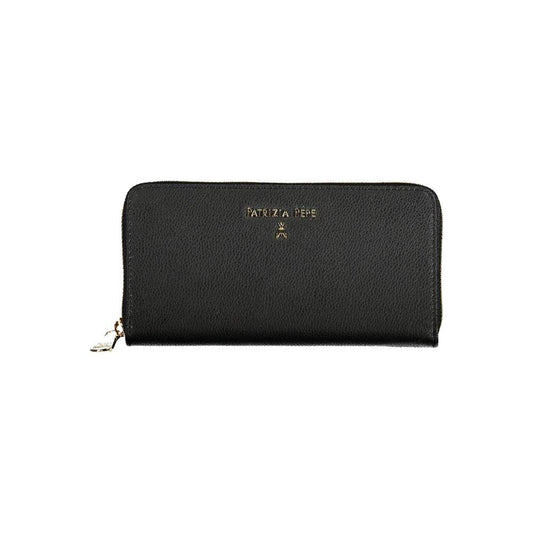 Patrizia Pepe Black Leather Wallet black-leather-wallet-10