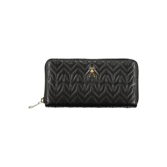 Patrizia Pepe | Elegant Black Wallet with Contrasting Details| McRichard Designer Brands   
