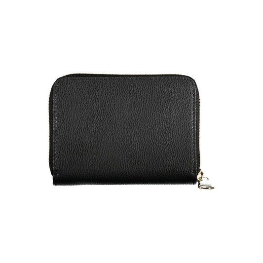 Patrizia Pepe Black Leather Wallet black-leather-wallet-3