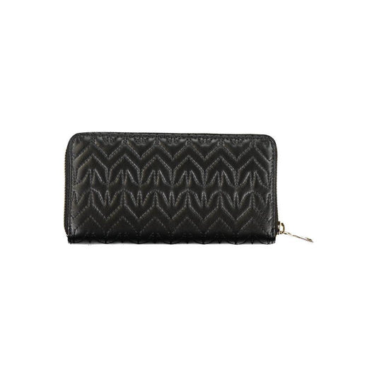 Patrizia Pepe Elegant Black Wallet with Contrasting Details elegant-black-wallet-with-contrasting-details-1