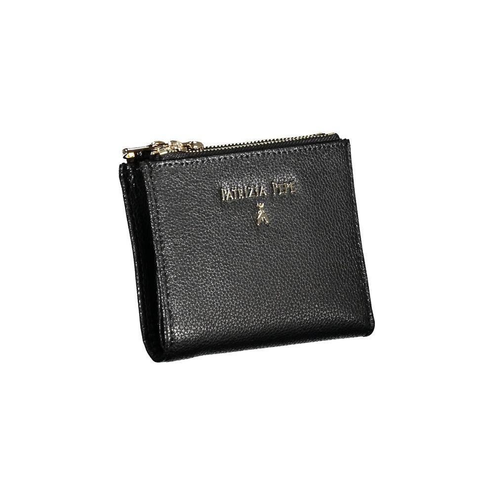 Patrizia Pepe Black Leather Wallet black-leather-wallet-8