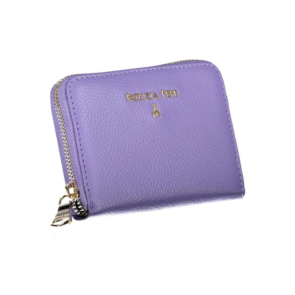 Patrizia Pepe Elegant Purple Polyethylene Wallet elegant-purple-polyethylene-wallet