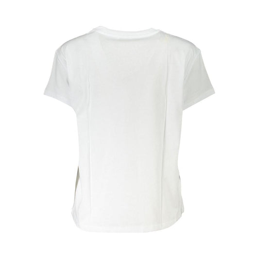 Patrizia Pepe | White Cotton Tops & T-Shirt| McRichard Designer Brands   