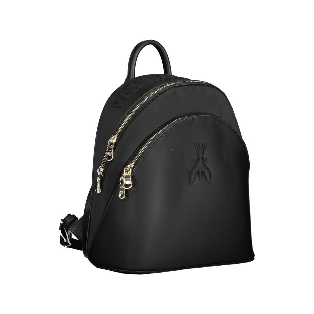 Patrizia Pepe Black Polyethylene Backpack black-polyethylene-backpack-5