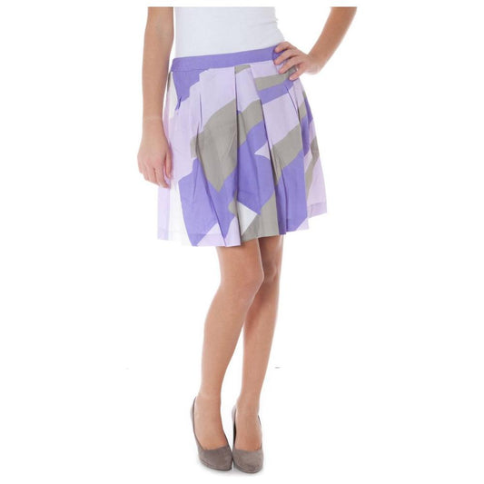 Phard Purple Cotton Skirt purple-cotton-skirt