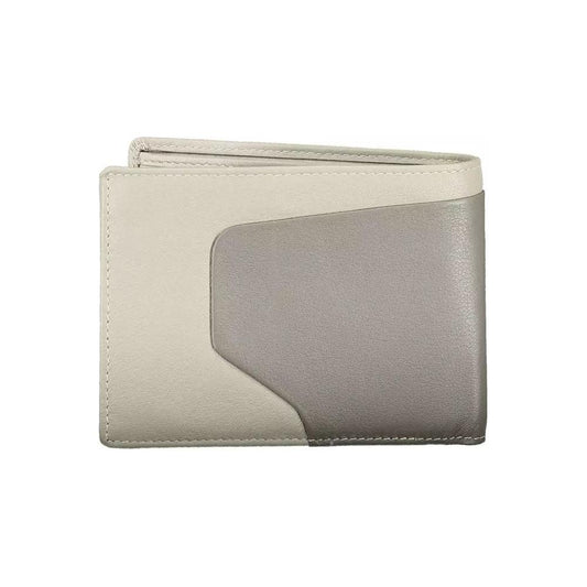 Sleek Bi-Fold Leather Wallet with RFID Block