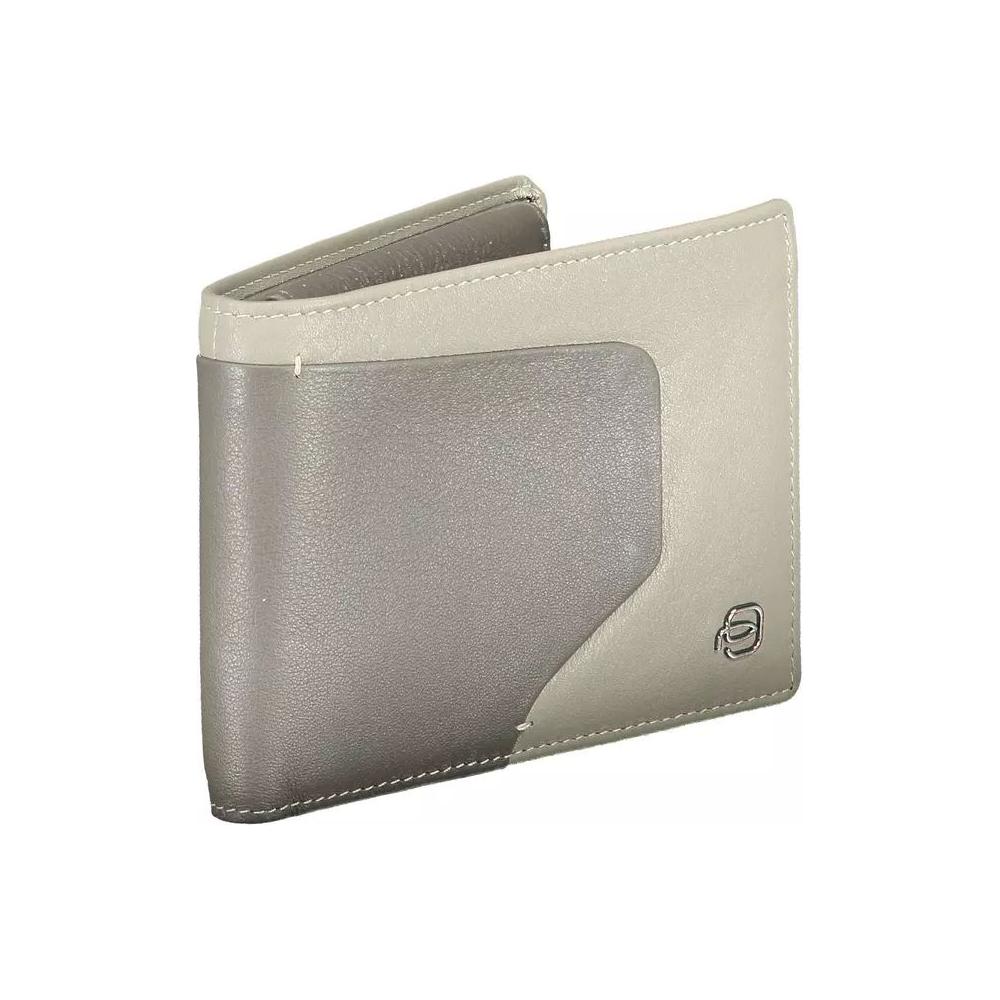 Piquadro | Sleek Bi-Fold Leather Wallet with RFID Block| McRichard Designer Brands   