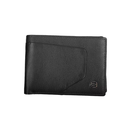 Piquadro Elegant Black Leather Wallet with RFID Blocker elegant-black-leather-wallet-with-rfid-blocker
