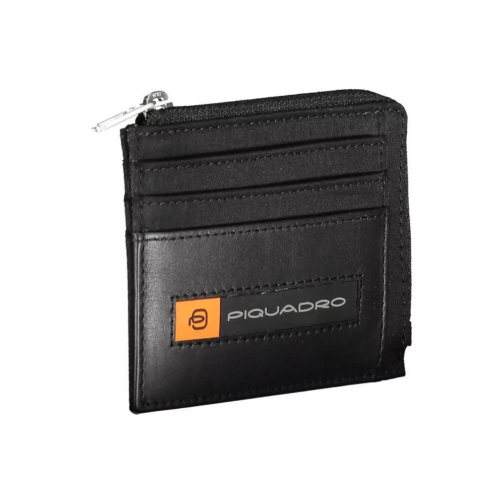 Piquadro | Sleek Recycled Material Card Holder| McRichard Designer Brands   