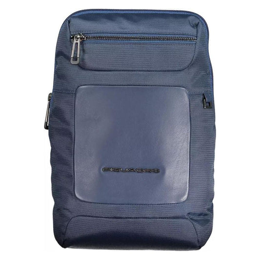 Piquadro | Eco-Friendly Chic Blue Shoulder Bag| McRichard Designer Brands   