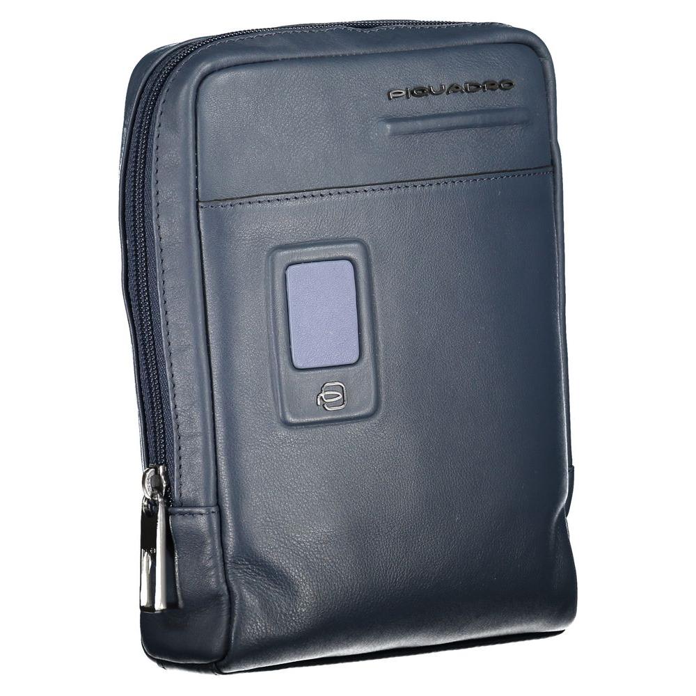 PiquadroChic Blue Leather Shoulder Bag with Contrasting AccentsMcRichard Designer Brands£169.00