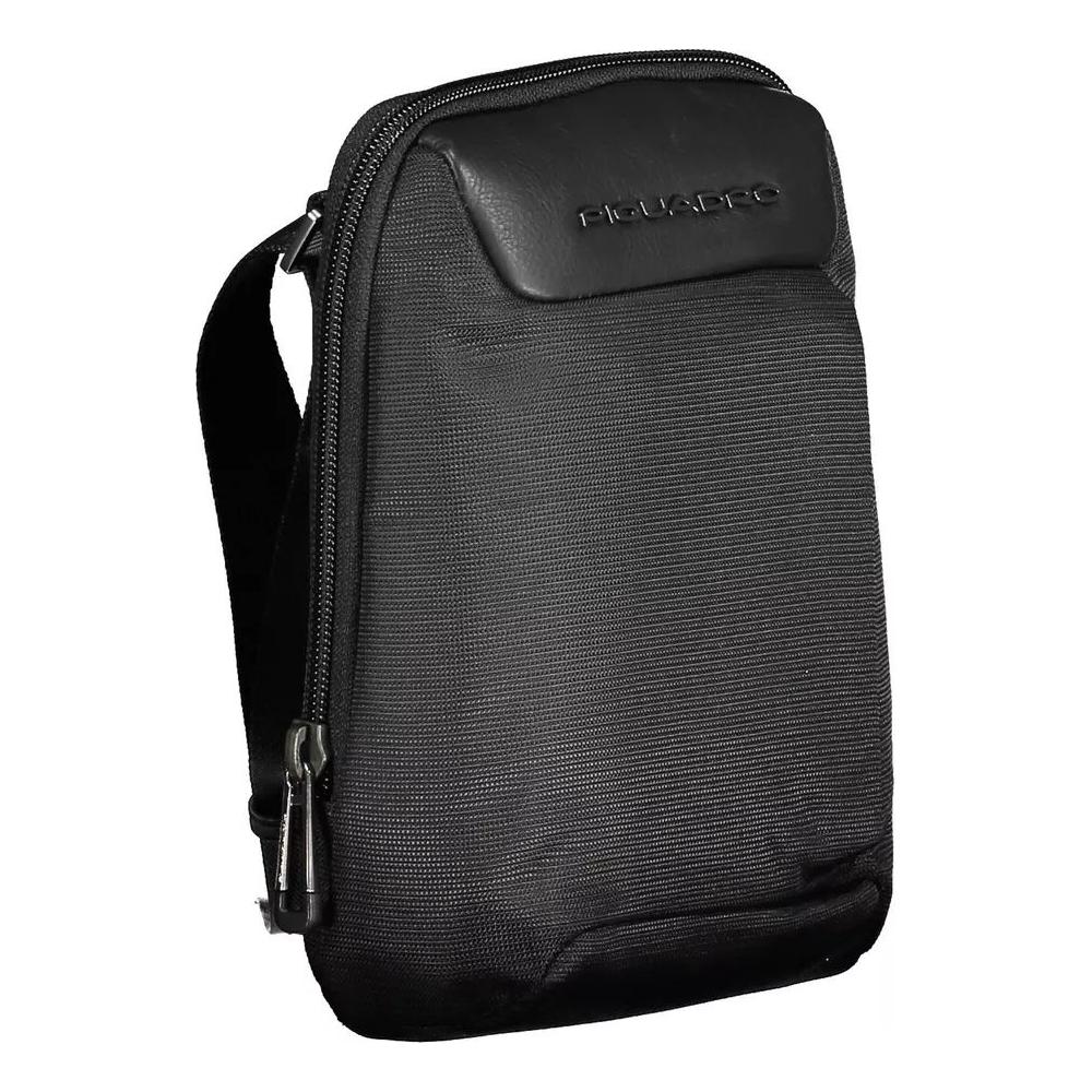 Piquadro | Sleek Recycled Material Shoulder Bag| McRichard Designer Brands   