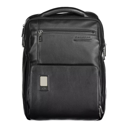 Piquadro | Elegant Leather Backpack with Laptop Pocket| McRichard Designer Brands   