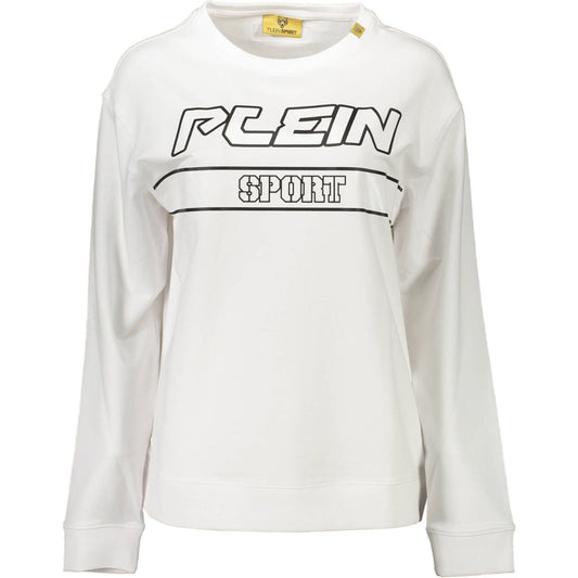 Plein Sport | Chic Contrast Detail Long Sleeve Sweatshirt| McRichard Designer Brands   