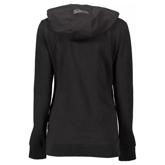 Plein Sport | Elegant Hooded Sweatshirt with Contrasting Details| McRichard Designer Brands   