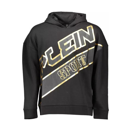 Plein Sport Sleek Hooded Sweatshirt with Signature Details sleek-hooded-sweatshirt-with-signature-details