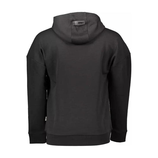 Plein Sport Sleek Hooded Sweatshirt with Signature Details sleek-hooded-sweatshirt-with-signature-details