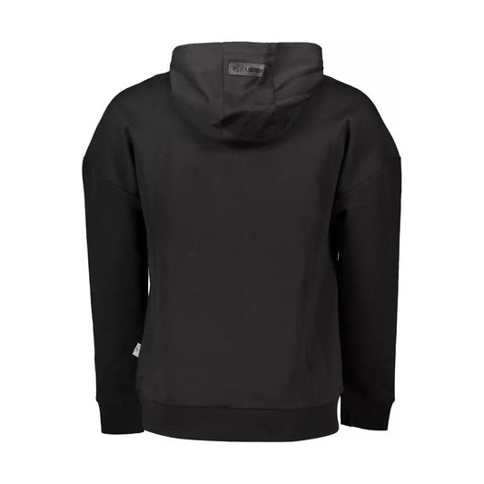 Plein Sport Sleek Hooded Sweater with Contrast Details sleek-hooded-sweater-with-contrast-details