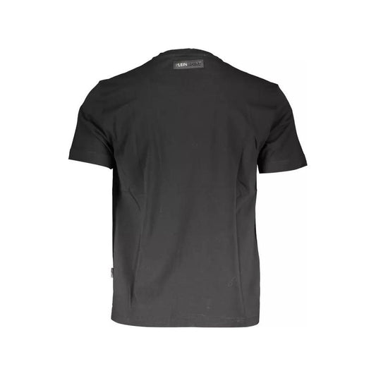 Plein Sport Exclusive V-Neck Logo Tee in Black exclusive-v-neck-logo-tee-in-black
