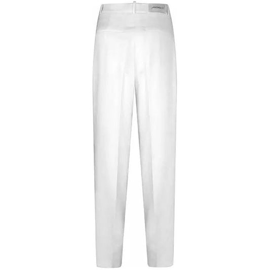 HinnominateElegant White Straight Trousers with PocketsMcRichard Designer Brands£129.00
