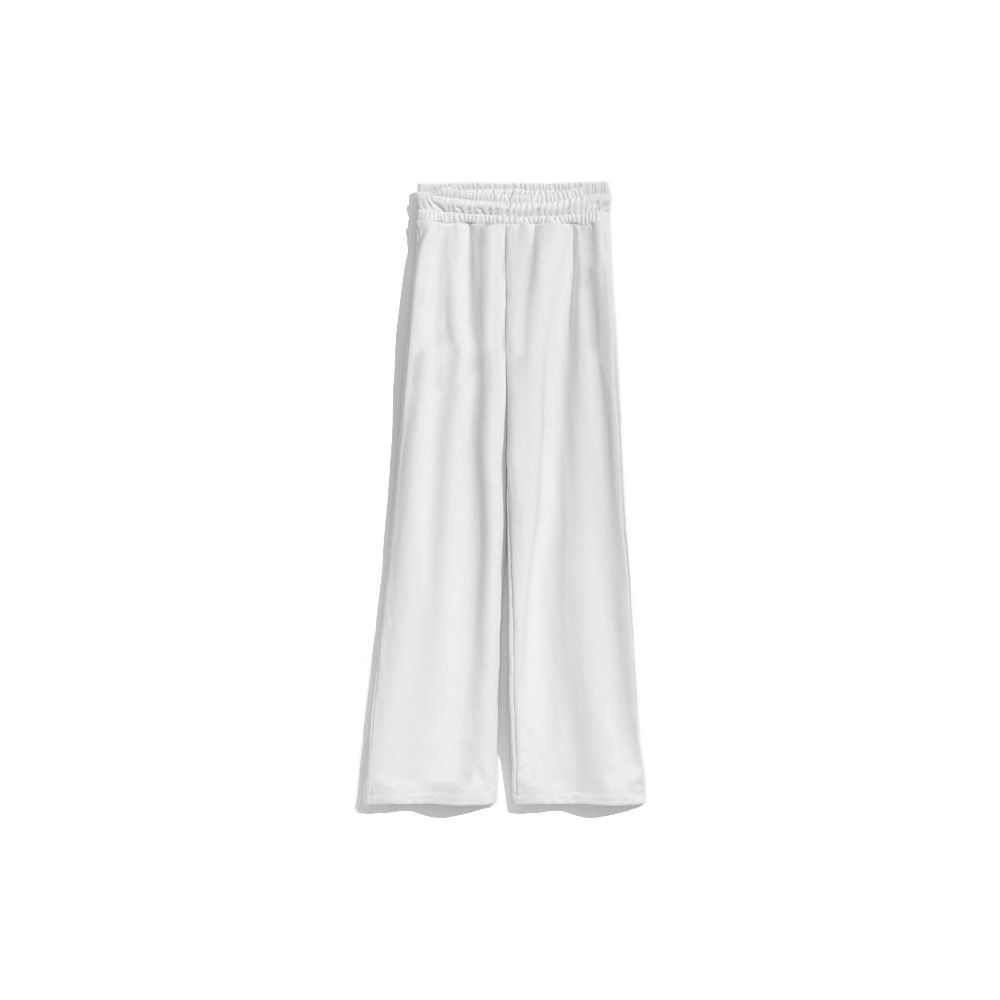 Comme Des Fuckdown Chic White Logo Sweatpants white-cotton-trousers
