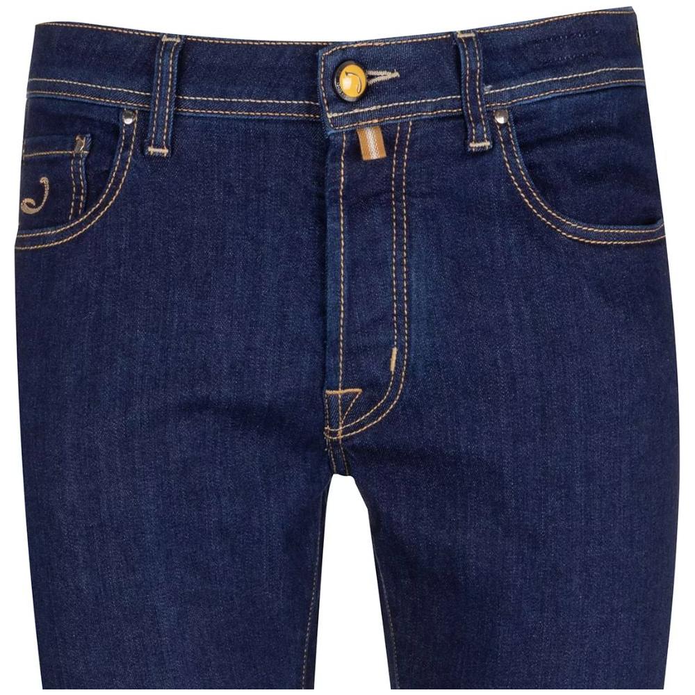 Jacob Cohen Elegant Dark Blue Bard Jeans elegant-dark-blue-bard-jeans
