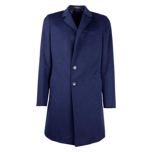 Made in ItalyNavy Elegance Wool Coat for MenMcRichard Designer Brands£679.00
