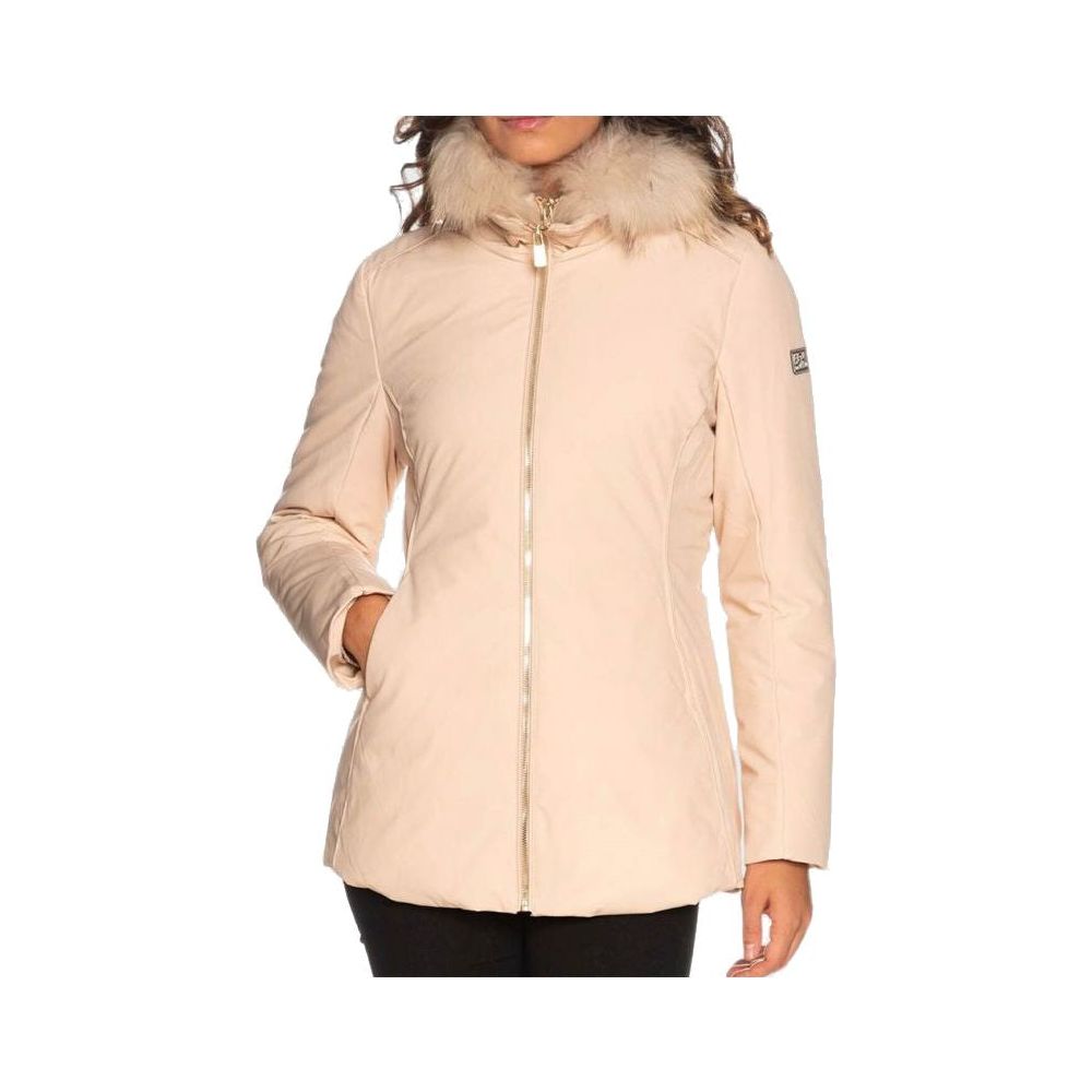 Yes Zee Chic High-Collar Hooded Women's Jacket with Fur chic-high-collar-hooded-womens-jacket-with-fur