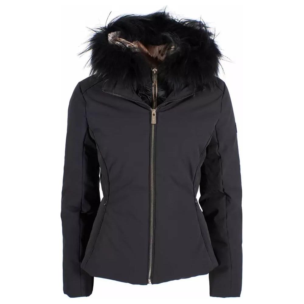 Yes Zee Elegant High-Collar Hooded Women's Jacket elegant-high-collar-hooded-womens-jacket