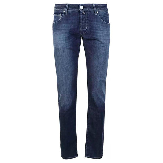Jacob Cohen Elegant Light Blue Stretch Jeans elegant-light-blue-stretch-jeans