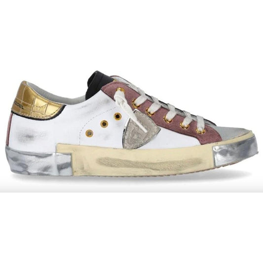 Philippe ModelElegant White Leather Sneakers with Suede AccentsMcRichard Designer Brands£299.00
