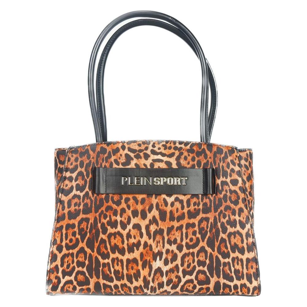 Leopard Print Shopper with Logo Accent