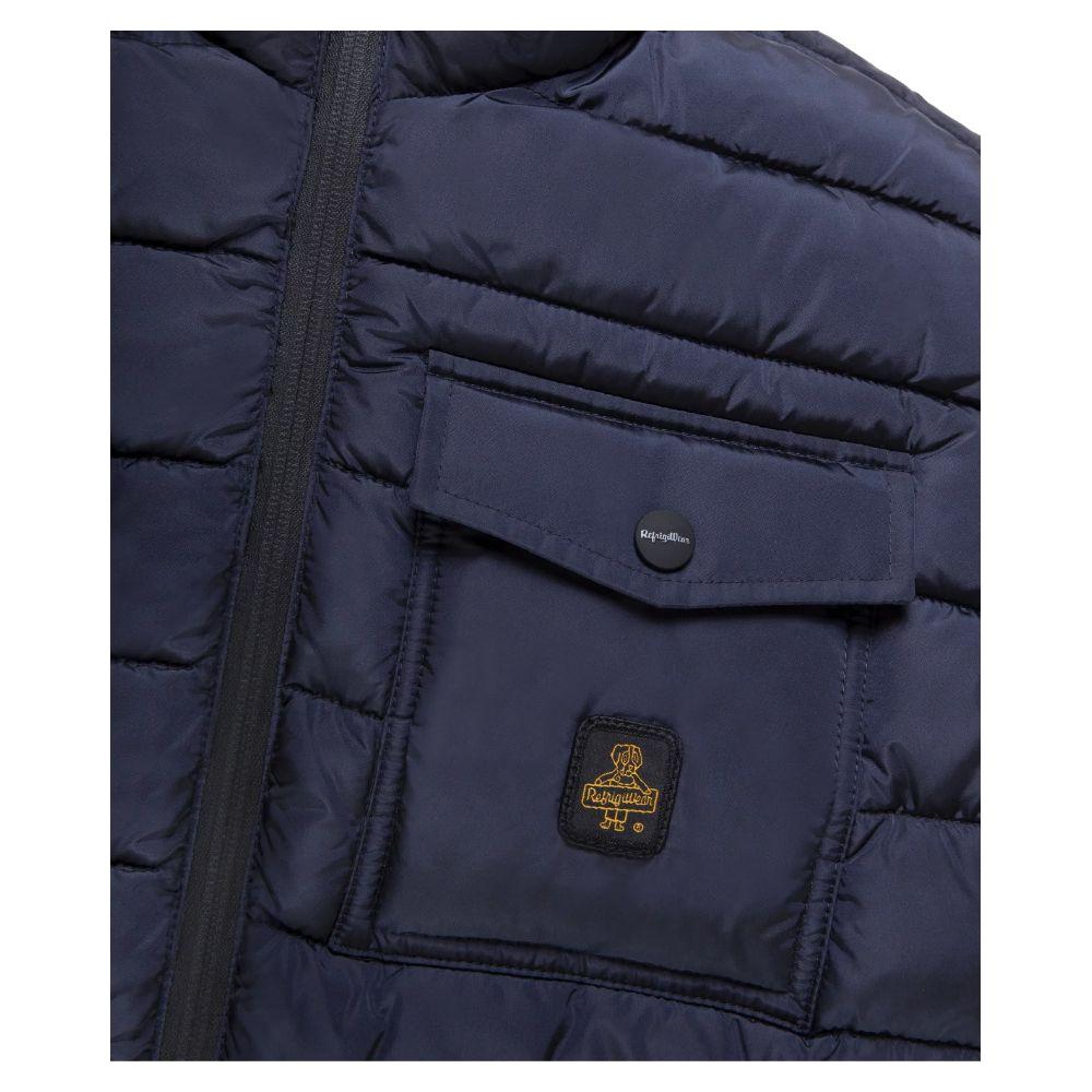 Refrigiwear Eco-Friendly Warm Men's Jacket in Blue blue-nylon-jacket-13
