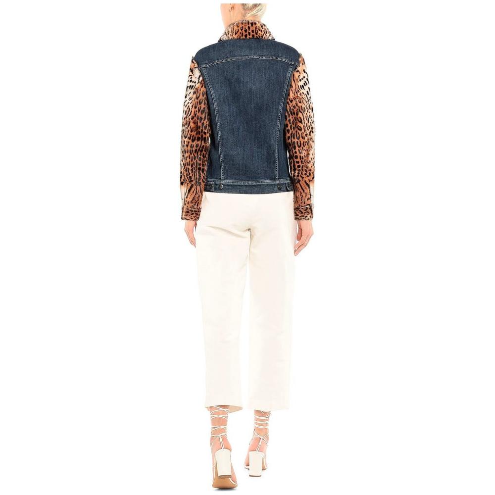 Dolce & Gabbana Elegant Denim Fur-Lined Jacket with Gemstones elegant-denim-fur-lined-jacket-with-gemstones