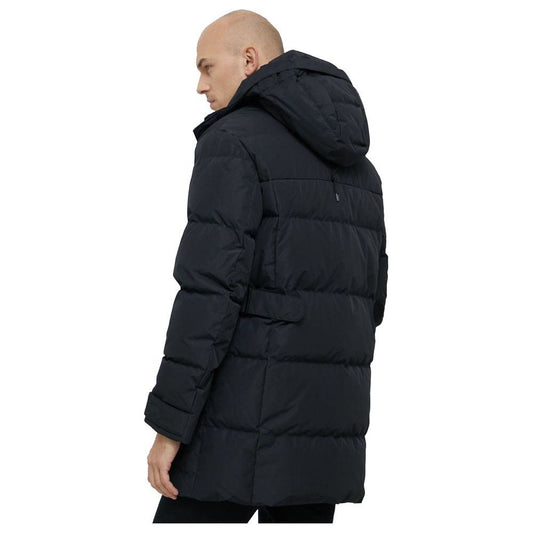 Refrigiwear Chic Crisp Fabric Parka with Reflex Details black-nylon-jacket-9